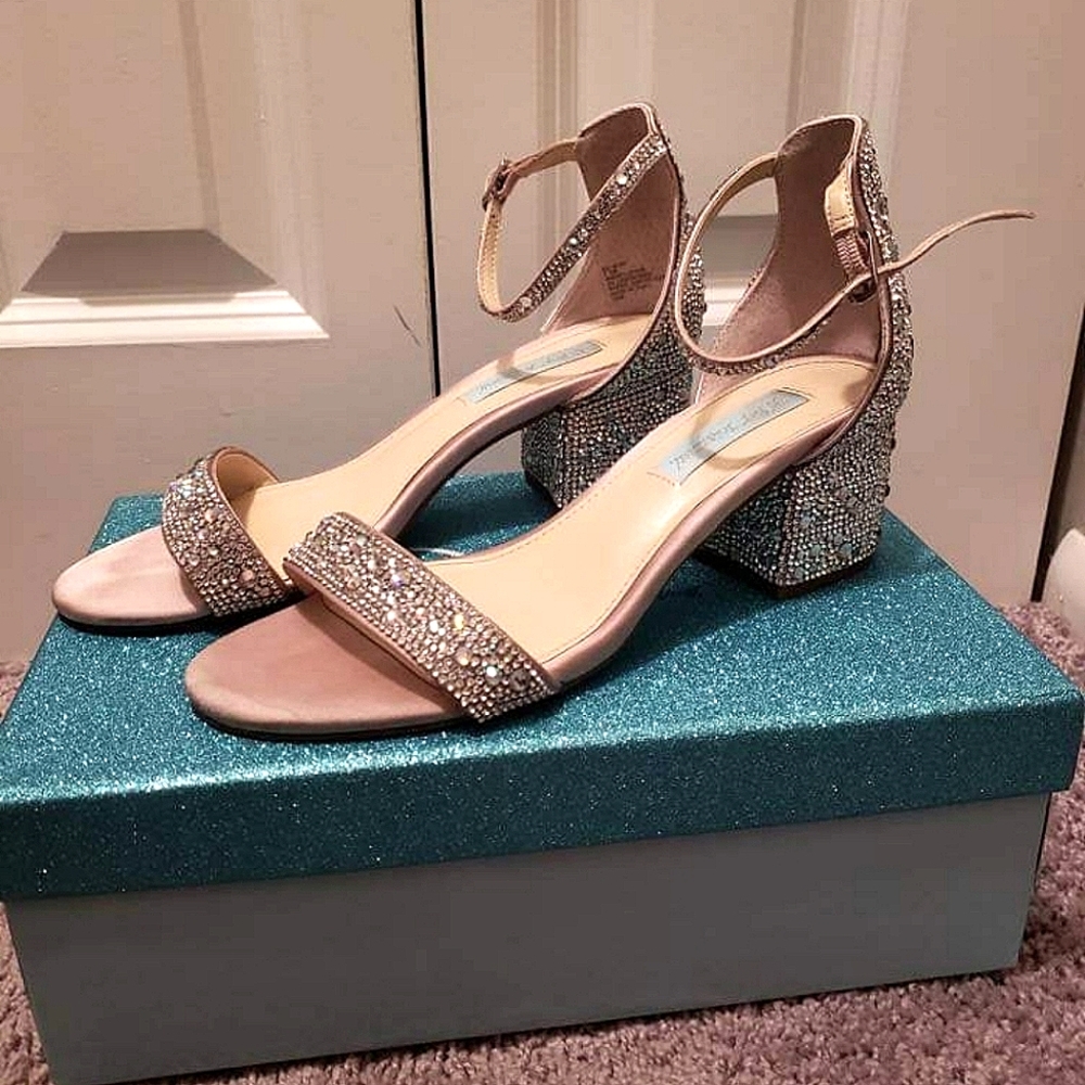 Betsey Johnson SB- Mari Champagne Heels
